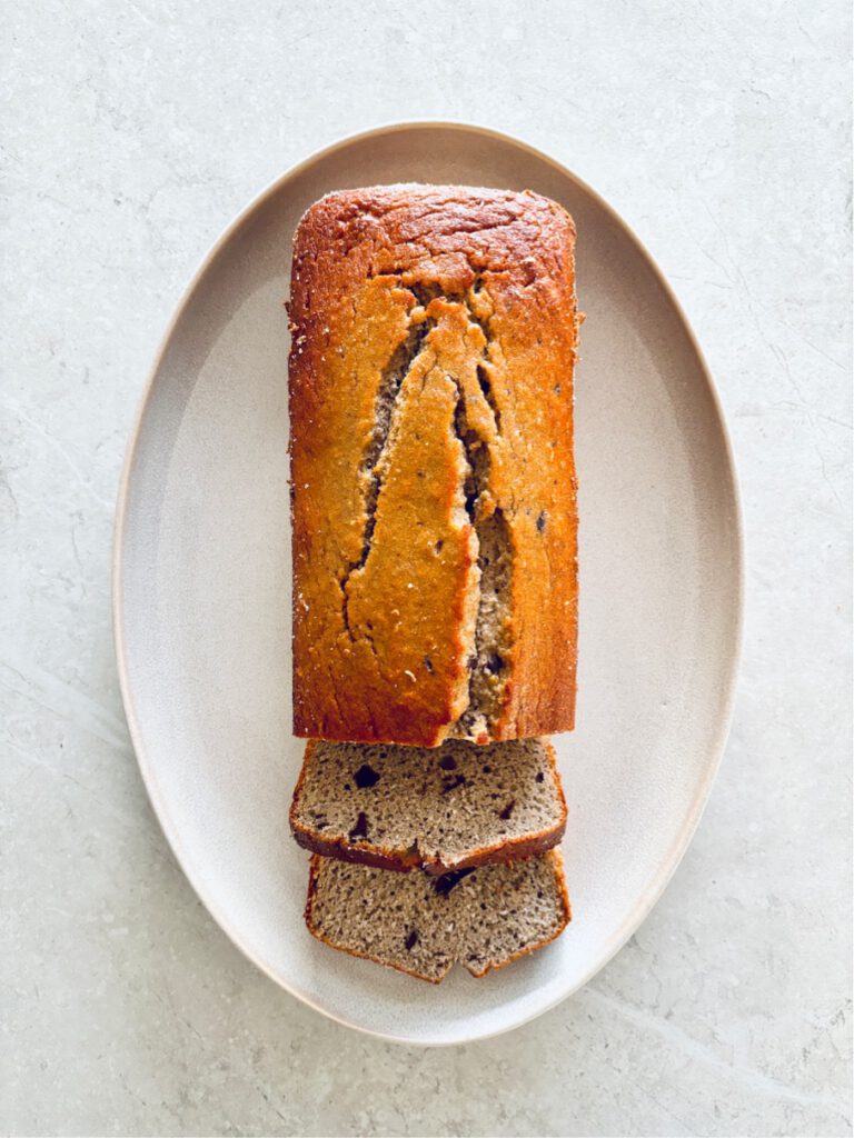 sorghum banana bread chocolate 