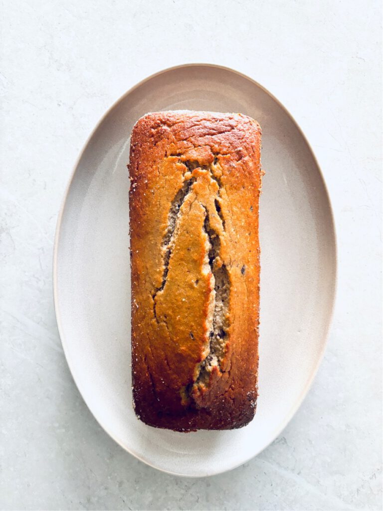 sorghum banana bread chocolate