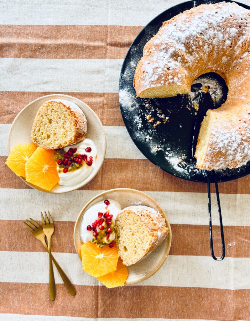 sugar free orange sponge cake